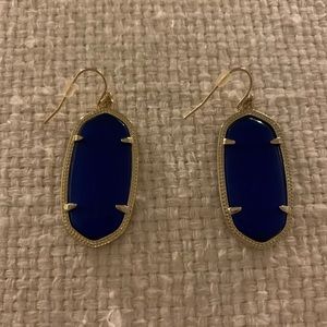Cobalt Blue Kendra Scott Earrings (NWOT)